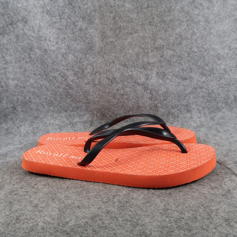 Casual Shoes Womens 8 Flip Flop Sandals Slip On Thong Summer Swim Beach Orange